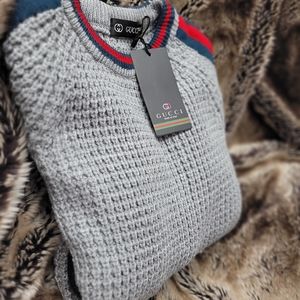 Gray Gucci Outlet Sweater